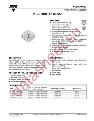 VLMK61CADA-GS08 datasheet  